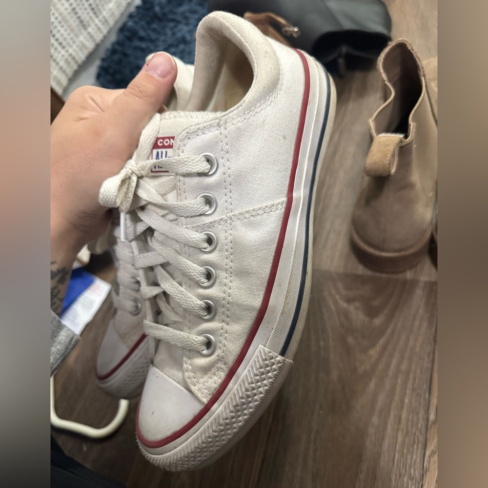 White Chuck Taylor Converse
